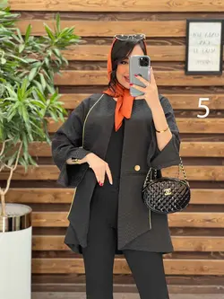 خرید اینترنتی مانتو ژاکارد مغزی دوزی کد 2444 فروشگاه ونوس مد