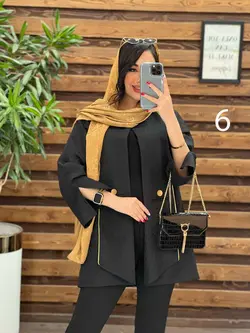 خرید اینترنتی مانتو ژاکارد مغزی دوزی کد 2444 فروشگاه ونوس مد