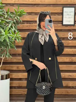 خرید اینترنتی مانتو ژاکارد مغزی دوزی کد 2444 فروشگاه ونوس مد