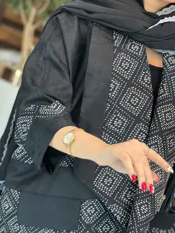 مانتو پانچ ژاکارد سوزن دوزی کد 2441 شیک و خاص در ونوس مد