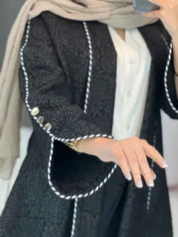 مانتو مغزی دوزی آستین دکمه کد 2449 شیک و خاص در ونوس مد