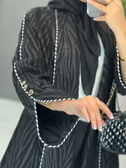 مانتو مغزی دوزی آستین دکمه کد 2449 شیک و خاص در ونوس مد