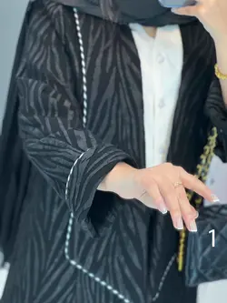 مانتو مغزی دوزی آستین پاکتی کد 2472 شیک و خاص در ونوس مد