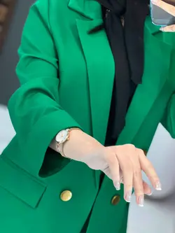 خرید اینترنتی ست کت و شلوار آستین پاکتی کد 2477 در ونوس مد