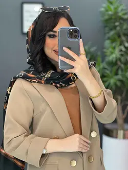 خرید اینترنتی ست کت و شلوار آستین پاکتی کد 2477 در ونوس مد