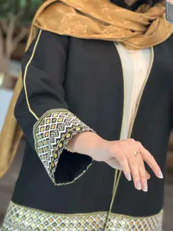 مانتو ژاکارد پولک دوزی کد 2486 در فروشگاه آنلاین ونوس مد