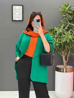 مانتو کتی یقه آمریکایی کد 2496 در فروشگاه ونوس مد