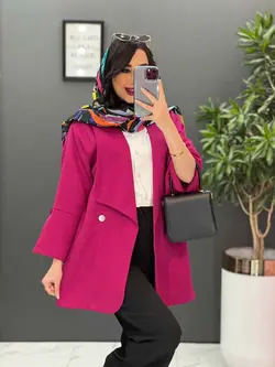 مانتو کتی یقه آمریکایی کد 2496 در فروشگاه ونوس مد