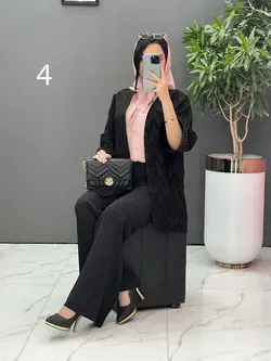 مانتو کتی آستین پولک دوزی کد 2495 در فروشگاه آنلاین ونوس مد