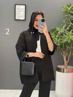 مانتو کتی آستین پولک دوزی کد 2495 در فروشگاه آنلاین ونوس مد