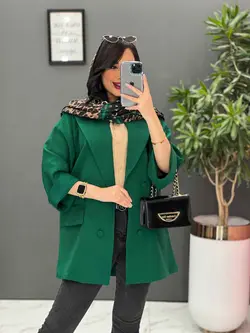 خرید اینترنتی مانتو کتی چهاردکمه آستین دوبل کد 2505 ونوس مد