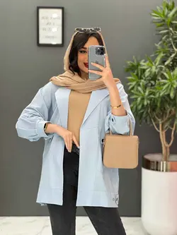 خرید اینترنتی مانتو کتی لنین جیب کج کد 2504 فروشگاه ونوس مد