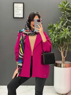 خرید اینترنتی مانتو کتی لنین جیب کج کد 2504 فروشگاه ونوس مد