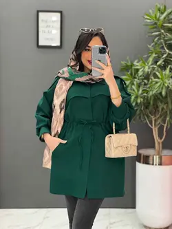 مانتو مازراتی کمرگت بالا ژیله کد 2522 موجود در فروشگاه ونوس