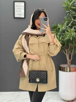 مانتو مازراتی کمرگت بالا ژیله کد 2522 موجود در فروشگاه ونوس