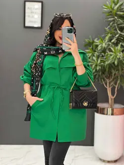 مانتو مازراتی کمرگت بالا ژیله کد 2522 موجود در فروشگاه ونوس