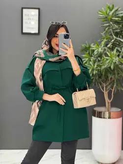 مانتو مازراتی کمرگت بالا ژیله کد 2522 موجود در فروشگاه ونوس