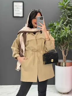 مانتو مازراتی کمرگت بالا ژیله کد 2522 موجود در فروشگاه ونوس