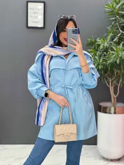 مانتو مازراتی کمرگت بالا ژیله کد 2522 موجود در فروشگاه ونوس