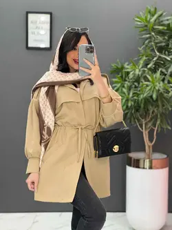 مانتو مازراتی کمرگت بالا ژیله کد 2522 موجود در فروشگاه ونوس