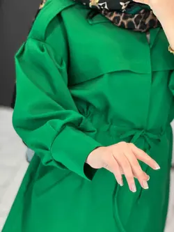 مانتو مازراتی کمرگت بالا ژیله کد 2522 موجود در فروشگاه ونوس