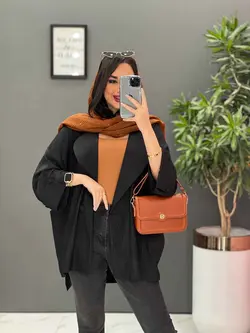 مانتو کتان لمه تک دکمه کد 2528 در فروشگاه اینترنتی ونوس مد