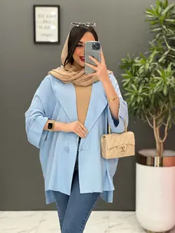 مانتو کتان لمه تک دکمه کد 2528 در فروشگاه اینترنتی ونوس مد