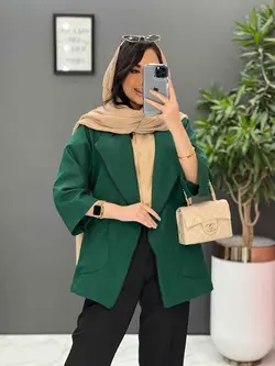 مانتو پانچ یقه مغزی دوزی کد 2536 در فروشگاه آنلاین ونوس مد
