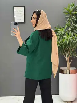 مانتو پانچ یقه مغزی دوزی کد 2536 در فروشگاه آنلاین ونوس مد