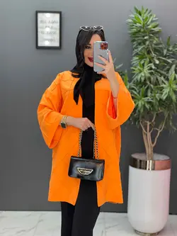 مانتو مازراتی بلند لوزی دوزی کد 2537 شیک و خاص در ونوس مد