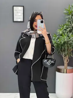 مانتو مازراتی پانچ مغزی دوزی کد 2557 فروشگاه آنلاین ونوس مد