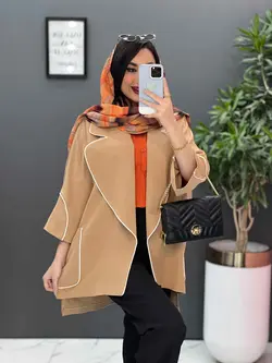 مانتو مازراتی پانچ مغزی دوزی کد 2557 فروشگاه آنلاین ونوس مد