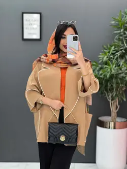 مانتو مازراتی پانچ مغزی دوزی کد 2557 فروشگاه آنلاین ونوس مد