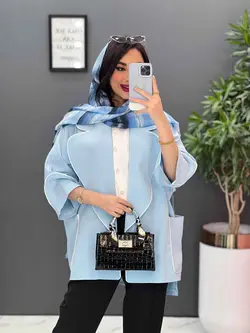 مانتو مازراتی پانچ مغزی دوزی کد 2557 فروشگاه آنلاین ونوس مد