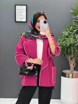 مانتو مازراتی پانچ مغزی دوزی کد 2557 فروشگاه آنلاین ونوس مد