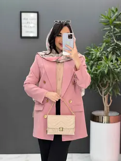 مانتو مازراتی دکمه طلایی کد 2585 در فروشگاه آنلاین ونوس مد