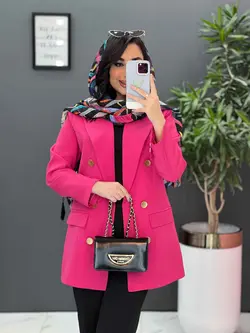 مانتو مازراتی دکمه طلایی کد 2585 در فروشگاه آنلاین ونوس مد