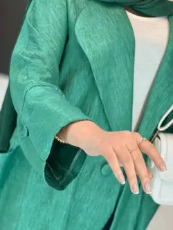 مانتو کتان لمه تک دکمه کد 2598 در فروشگاه اینترنتی ونوس مد