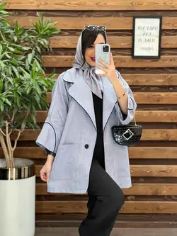 مانتو ژاکارد لمه مغزی دوزی کد 2594 در فروشگاه آنلاین ونوس مد