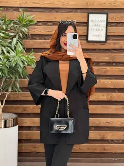 مانتو ژاکارد لمه مغزی دوزی کد 2594 در فروشگاه آنلاین ونوس مد