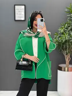 مانتو مازراتی پانچ مغزی دوزی کد 2607 فروشگاه آنلاین ونوس مد