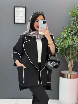 مانتو مازراتی پانچ مغزی دوزی کد 2607 فروشگاه آنلاین ونوس مد