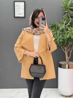 مانتو مازراتی آستین مثلثی کد 2608 موجود در فروشگاه ونوس مد