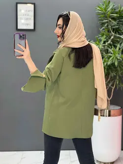 مانتو مازراتی آستین مثلثی کد 2608 موجود در فروشگاه ونوس مد