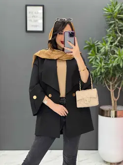 مانتو مازراتی آستین مثلثی کد 2608 موجود در فروشگاه ونوس مد