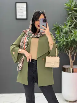 مانتو مازراتی آستین مثلثی کد 2608 موجود در فروشگاه ونوس مد