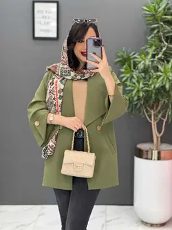 مانتو مازراتی آستین مثلثی کد 2608 موجود در فروشگاه ونوس مد