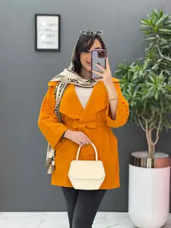 مانتو لنین یقه انگلیسی کمردار کد 2638 درفروشگاه بزرگ ونوس مد