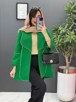 مانتو کتان لمه یقه دوبل کد 2639 در فروشگاه آنلاین ونوس مد