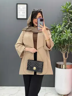 مانتو کتان لمه یقه دوبل کد 2639 در فروشگاه آنلاین ونوس مد